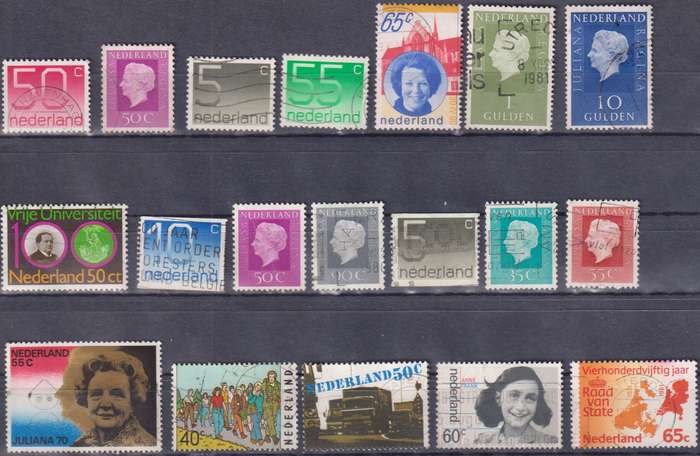 Stamps Netherlands Mix Card
