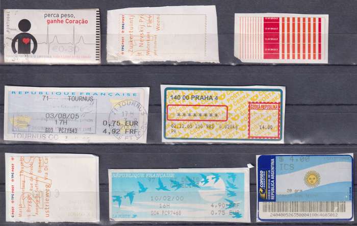 Stamps Postal History Labels