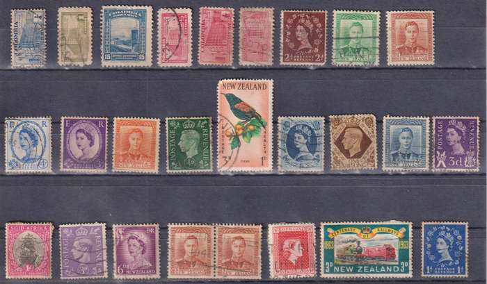 Stamps Mix World Card