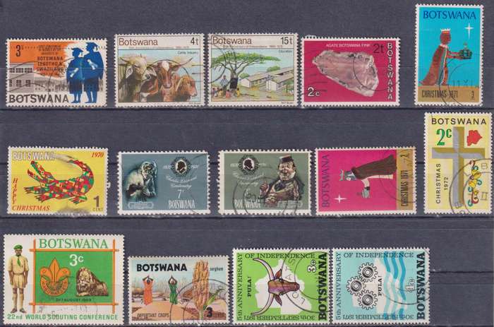 Stamps Mix World Card