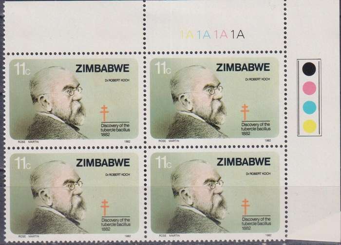 Stamp Control Blocks Zimbabwe