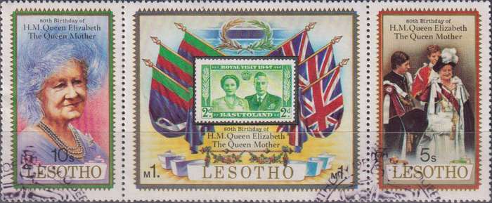 Stamps Basutoland 1947 Royal Visit