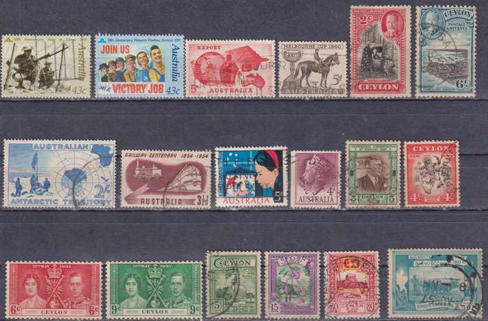 Stamps Mix World Card