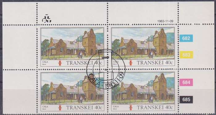 Stamps Control Blocks Transkei 1983 Transkei Post Offices