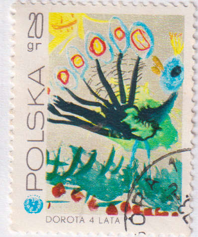 Stamps  1971 The 25th Anniversary of UNICEF (the United Nations Children's Emergency Fund) Poland