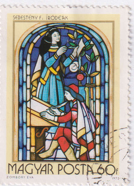 Stamps 1972 Stained Glass Windows Hungary