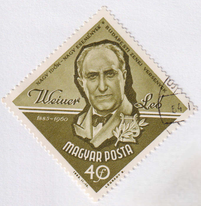 Stamps 1963 Budapest Music Competition Hungary