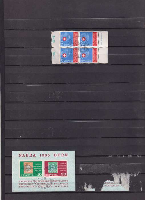 Stamps on paper Mix World