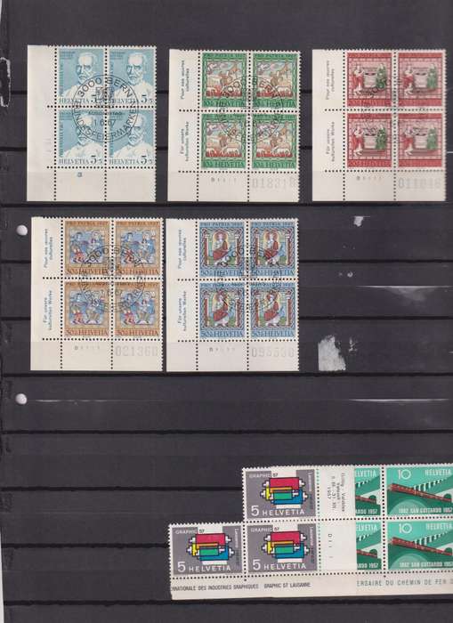 Stamps on paper Mix World