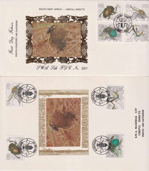 Stamps SWA Silk 1987 Useful Insects