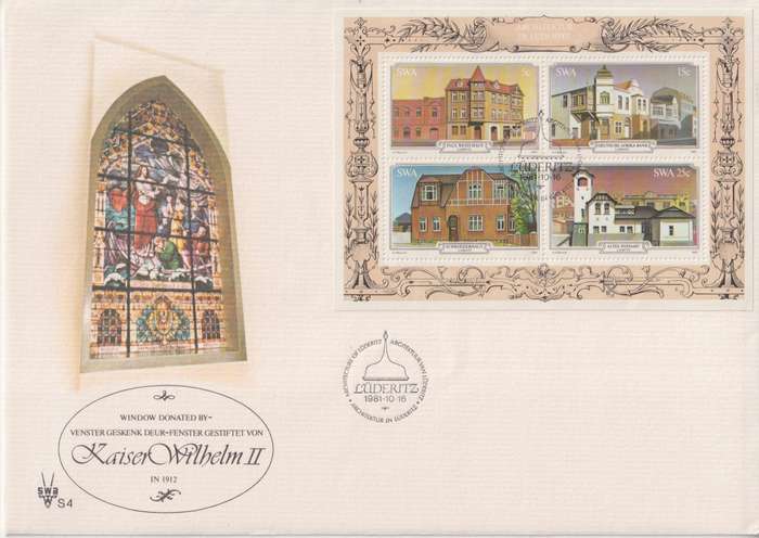 FDC SWA 1981 Historic Buildings of Luderitz