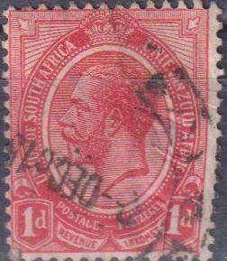 Stamps RSA 1913 -1922 King George V