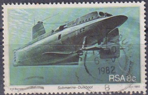 Stamps RSA 1982 The 25th Anniversary of Simonstown as South African Naval Base