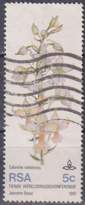 Stamps RSA 1981 The 10th World Orchid Conference, Durban