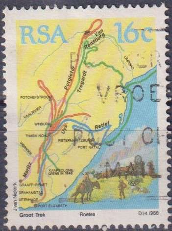 Stamps RSA 1988 The 150th Anniversary of Great Trek