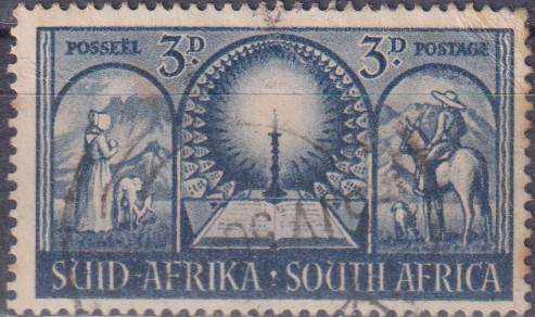 Stamps RSA 1949 Inauguration of Voortrekker Monument, Pretoria