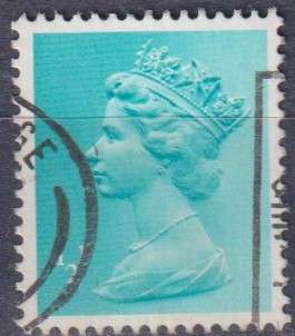 Stamps GB Machims  Queen heads