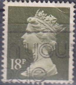Stamps GB Machims  Queen heads