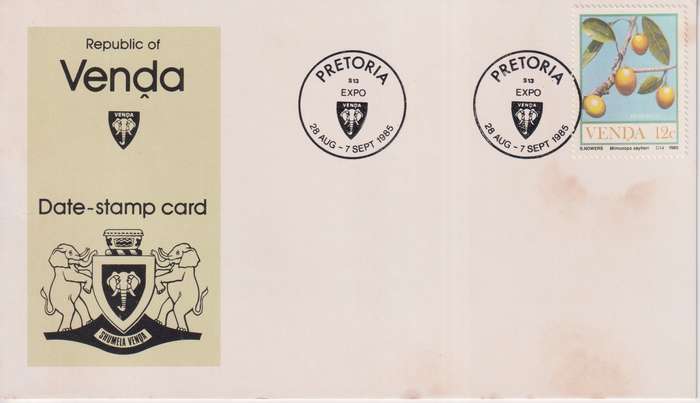 Fist Day Stamp Card Venda