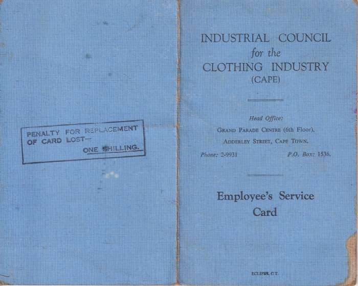 Employee Service Card
