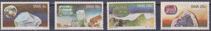Stamps SWA 1979 Gemstones from Southwest Africa