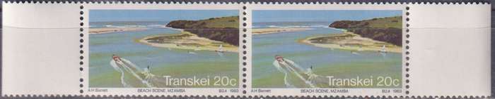 Stamp Control Blocks Transkei
