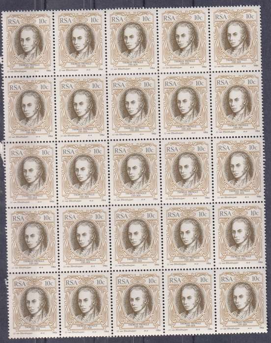 Stamps RSA Control Blocks