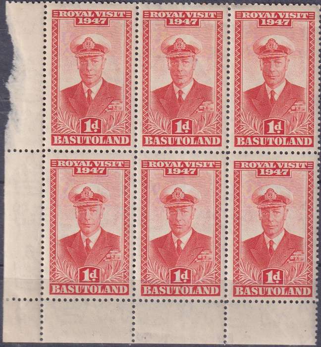 Stamps Basutoland 1947 Royal Visit