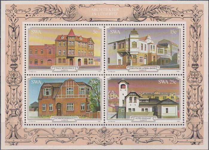 Stamp Control SWA 1981 Historic Buildings of Luderitz