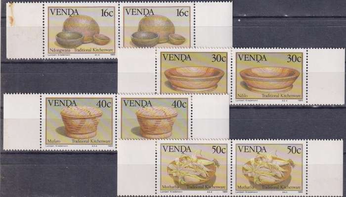 Stamps Control Blocks Transkei