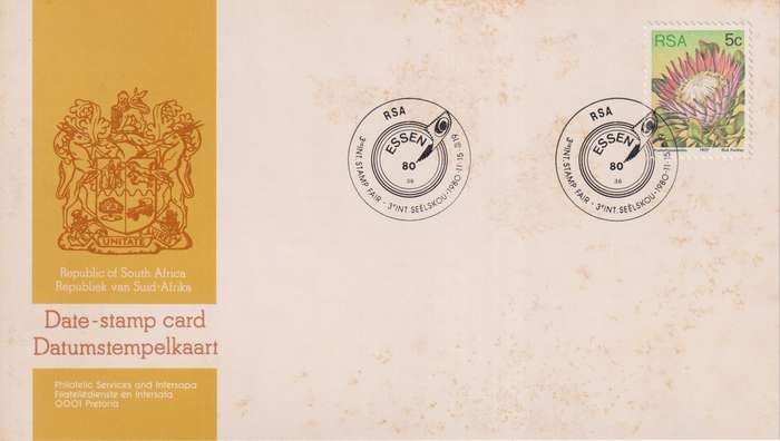 Stamps Date Stamp card RSA