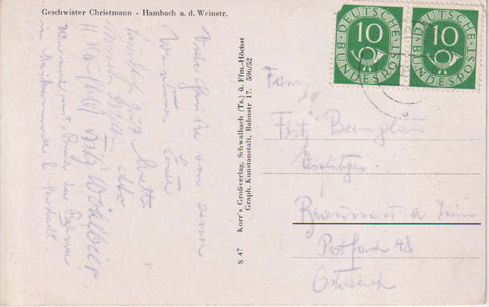 Post Cards / Maxi Card used