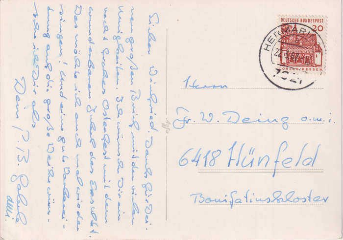 Post Cards / Maxi Card used