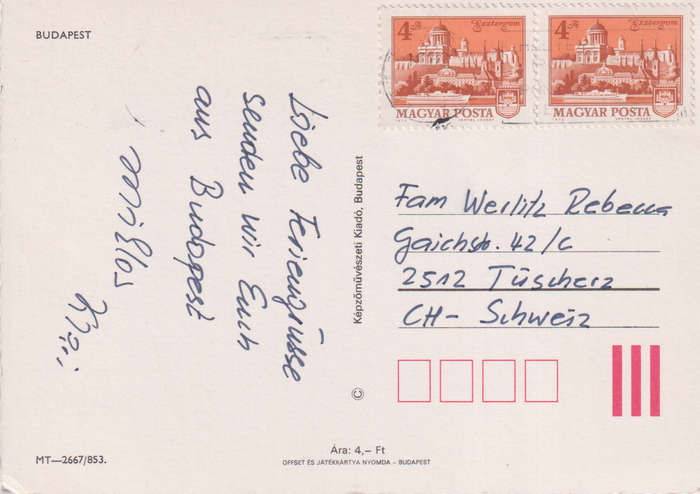 Post Cards / Maxi Card used