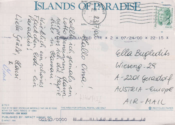 Post Cards / Maxi Card used