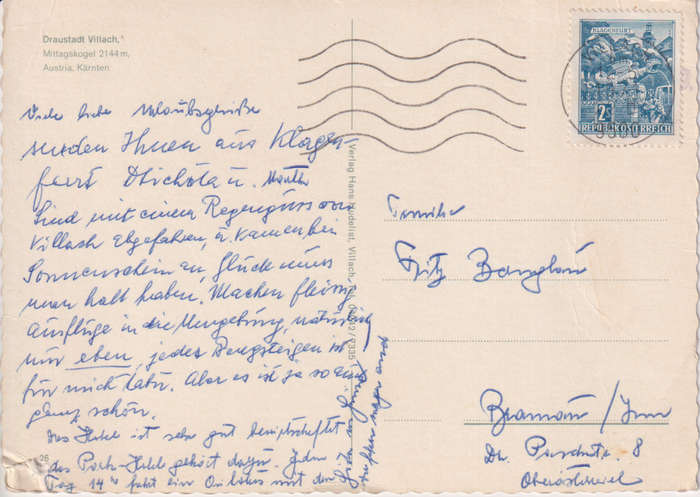 Post Cards / Maxi Card used