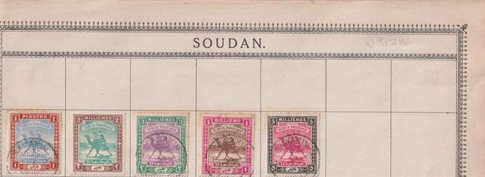 Stamps on paper Mix World