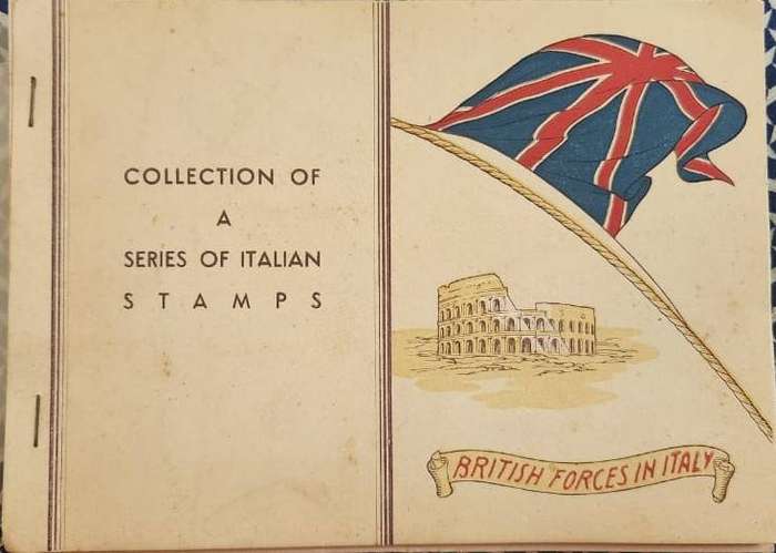Stamps Collection of a Series of Italian Stamps
