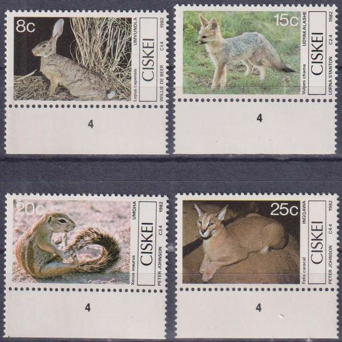 Stamps 1982 Local Mammals