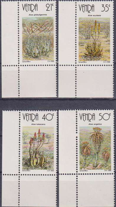 Stamps 1990 Aloes