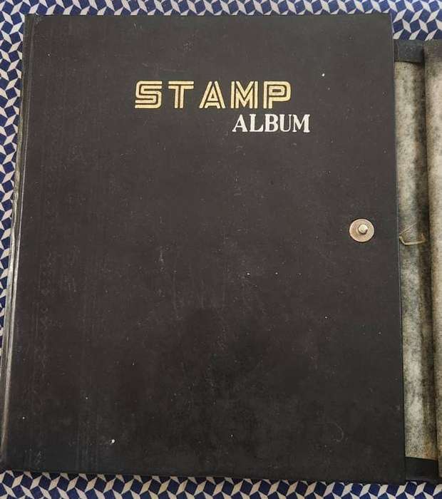 Stamp Album Hard Cover 10 Page 18 Sides  Mix World (NOT CHECKED)