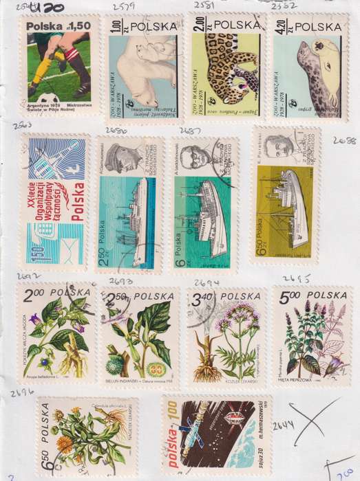 Stamps On paper Mixed