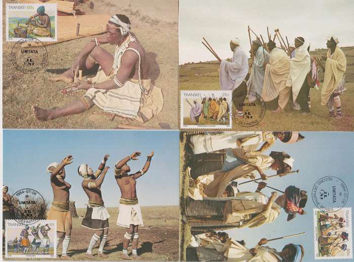 Maxi Card Set of 17 1984 Xhosa Culture