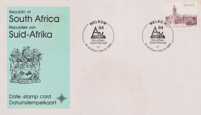 Stamps Date Stamp card RSA