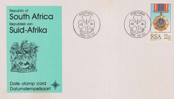 Stamps Date Stamp card RSA
