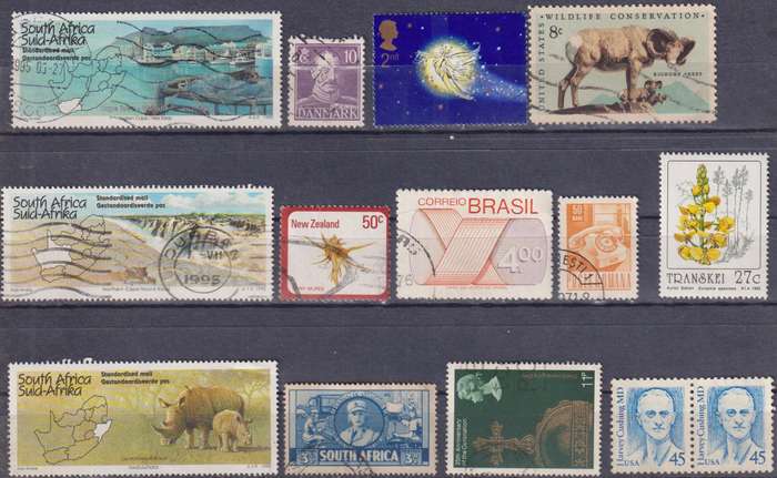Stamps Mix World Card