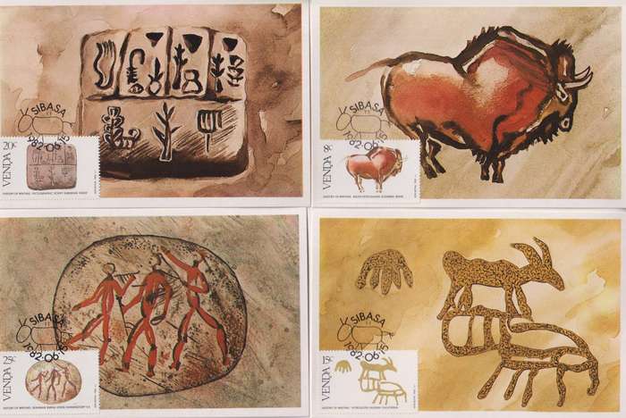 Maxi Cards Set Of 4 Venda 1982 History of Writing