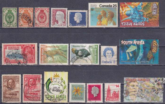 Stamps Mix World Card