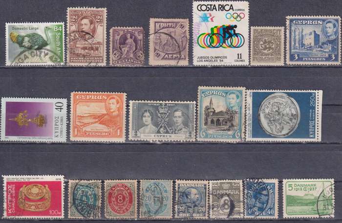 Stamps Mix World Card