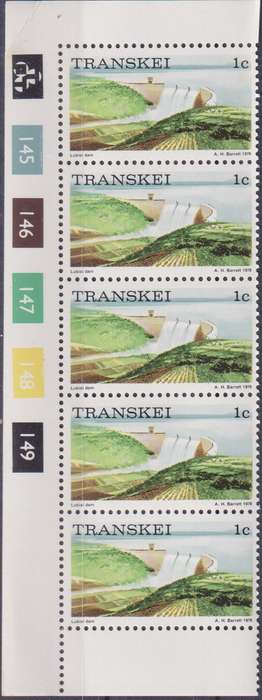 Stamp Control Blocks Transkei